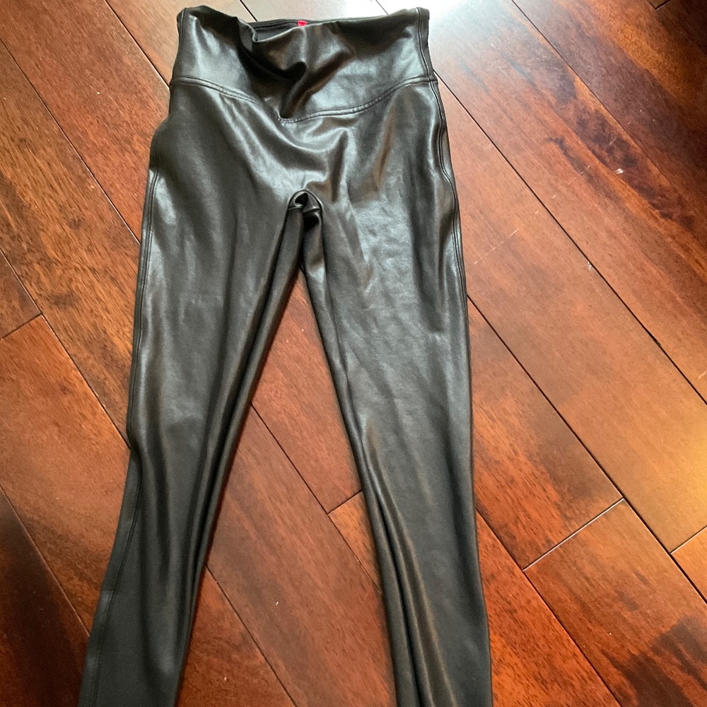 Spanx faux leather leggings